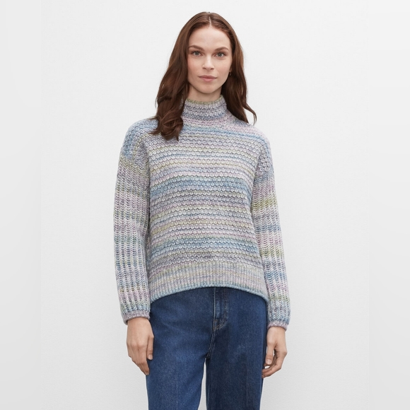 CLUB MONACO space dyed mockneck sweater size large - Picture 1 of 9